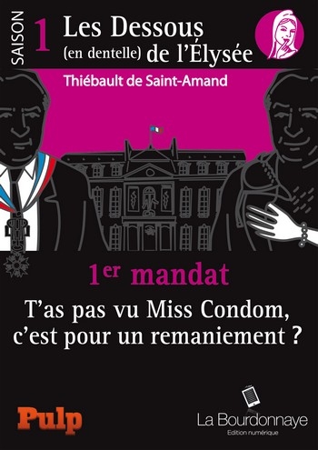 Couverture Les dessous (en dentelle) de l'Elysée, tome 1 : T'as pas vu miss Condom, c'est pour un remaniement ?