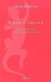 Couverture Signes d'identité : Tatouages, piercings et autres marques corporelles Editions Métailié (Traversées) 2002