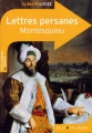 Couverture Lettres persanes Editions Belin / Gallimard (Classico - Lycée) 2013