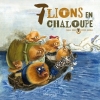 Couverture Sept lions en chaloupe Editions Marmaille & compagnie 2014