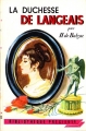 Couverture La duchesse de Langeais Editions Gründ (Bibliothèque précieuse) 1956