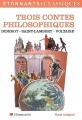 Couverture Trois contes philosophiques Editions Flammarion (GF - Étonnants classiques) 2012