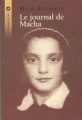 Couverture Le journal de Macha : De Vilnius à Stutthof (1941-1945) Editions Liana Lévi 2003