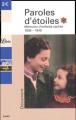 Couverture Paroles d'étoiles : Mémoire d'enfants cachés (1939-1945) Editions Librio (Document) 2007