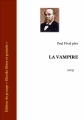 Couverture La vampire Editions Ebooks libres et gratuits 2004
