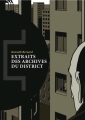Couverture Extraits des archives du district Editions Le Tripode (Météores) 2014