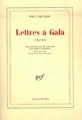 Couverture Lettres à Gala Editions Gallimard  (Blanche) 1984