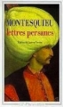 Couverture Lettres persanes Editions Flammarion (GF) 1995