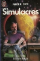 Couverture Simulacres Editions J'ai Lu (Science-fiction) 1985