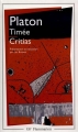 Couverture Timée, Critias Editions Flammarion (GF) 2001