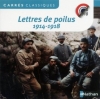 Couverture Lettres de poilus 1914-1918 Editions Nathan (Carrés classiques) 2014