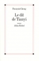 Couverture Le Dit de Tianyi / Le Dit de Tian-Yi Editions Albin Michel 1998