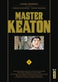 Couverture Master Keaton, tome 04 Editions Kana (Big) 2013