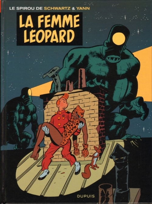 Couverture Une aventure de Spirou et Fantasio par..., tome 07 : La femme-léopard