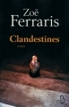 Couverture Clandestines Editions Belfond 2014