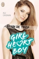 Couverture Girl heart boy, tome 3 : Un de trop Editions J'ai Lu 2014