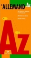 Couverture L'Allemand de A à Z Editions Hatier (De A à Z) 1994