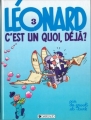 Couverture Léonard, tome 03 : Léonard, c'est un quoi, déjà ? Editions Dargaud 1994