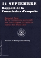 Couverture 11 septembre : Rapport de la commission d'enquête Editions Des Équateurs 2004