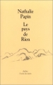 Couverture Le pays de Rien Editions L'École des loisirs (Théâtre) 2002