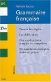 Couverture Grammaire française Editions Librio (Mémo) 2003