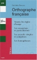 Couverture Orthographe française Editions Librio (Mémo) 2003