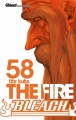 Couverture Bleach, tome 58 : The Fire Editions Glénat (Shônen) 2014