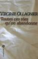 Couverture Toutes ces vies qu'on abandonne Editions Liana Lévi 2007