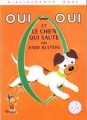 Couverture Oui-oui et le chien qui saute Editions Hachette (Bibliothèque Rose - Mini-rose) 1977