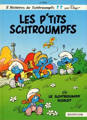 Couverture Les Schtroumpfs, tome 13 : Les P'tits Schtroumpfs