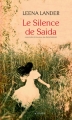 Couverture Le silence de Saida Editions Actes Sud (Lettres scandinaves) 2014