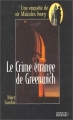 Couverture Le crime étrange de Greenwich Editions du Rocher 2003
