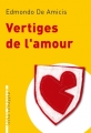 Couverture Vertiges de l'amour Editions L'arbre vengeur 2005