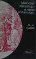 Couverture Mensonge romantique et vérité romanesque Editions Hachette (Pluriel) 1983
