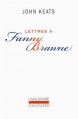Couverture Lettres à Fanny Editions Gallimard  (L'imaginaire) 2010