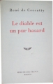 Couverture Le diable est un pur hasard Editions Mercure de France (Bleue) 1993