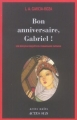 Couverture Bon anniversaire, Gabriel ! Editions Actes Sud (Actes noirs) 2006