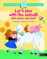 Couverture Jenny & Jack, tome 4 : Let's play with the animals Editions Nathan (Mes premiers bilingues) 2014