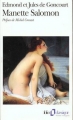 Couverture Manette Salomon Editions Folio  (Classique) 1996