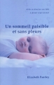 Couverture Un sommeil paisible et sans pleurs Editions AdA 2005