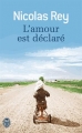 Couverture L'amour est déclaré Editions J'ai Lu 2012