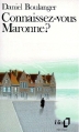 Couverture Connaissez-vous Maronne ? Editions Folio  1986