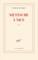 Couverture Nietzsche à Nice Editions Gallimard  (Blanche) 2009