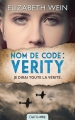 Couverture Nom de code : Verity Editions Castelmore 2014