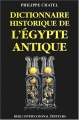 Couverture Dictionnaire Historique de l'Egypte Antique Editions Berg International 2001