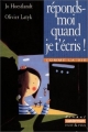 Couverture Réponds-moi quand je t'écris ! Editions Casterman 2001