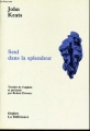 Couverture Seul dans la splendeur Editions Orphée 1990