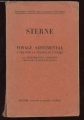 Couverture Voyage sentimental à travers la France et l'Italie Editions Montaigne (Collection bilingue des classiques étrangers) 1934