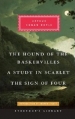 Couverture The Hound of the Baskervilles / A Study in Scarlet / The Sign of Four Editions Everyman's library 2014