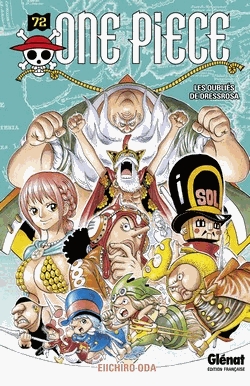 Couverture One Piece, tome 072 : Les oubliés de Dressrosa
